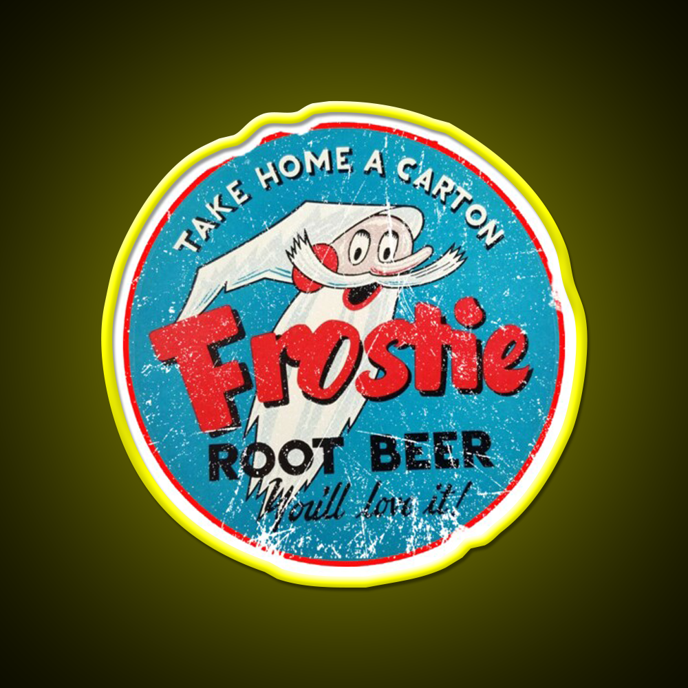 Frostie Root Beer Bar Decor Led Neon Sign Rgb Color - LED neon sign view 7