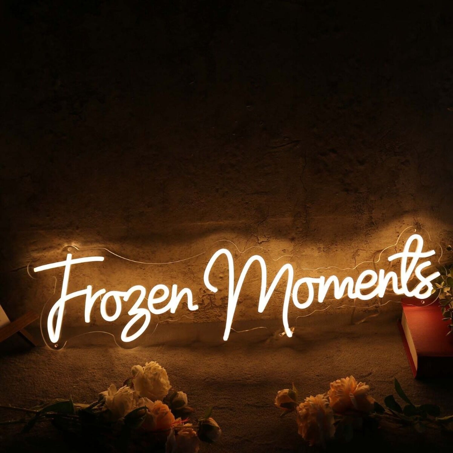 Frozen Moments Yellow Led Neon Sign | Shineneon