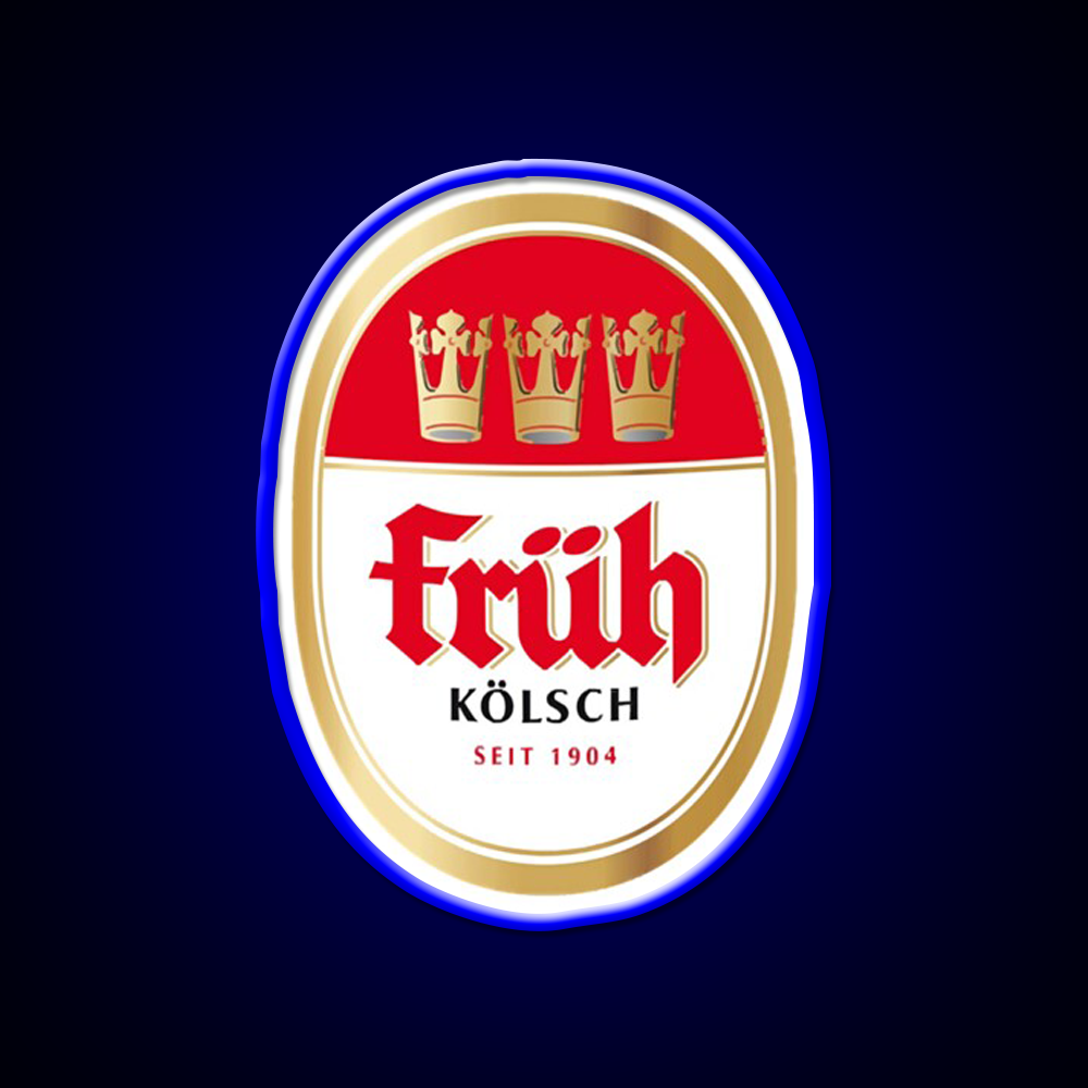 Fruh Kolsch Beer Logo Brewery Local Beer Bar Decor Led Neon Sign Rgb Color - LED neon sign view 5