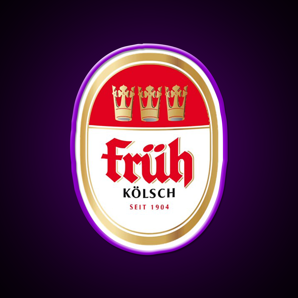 Fruh Kolsch Beer Logo Brewery Local Beer Bar Decor Led Neon Sign Rgb Color - LED neon sign view 9