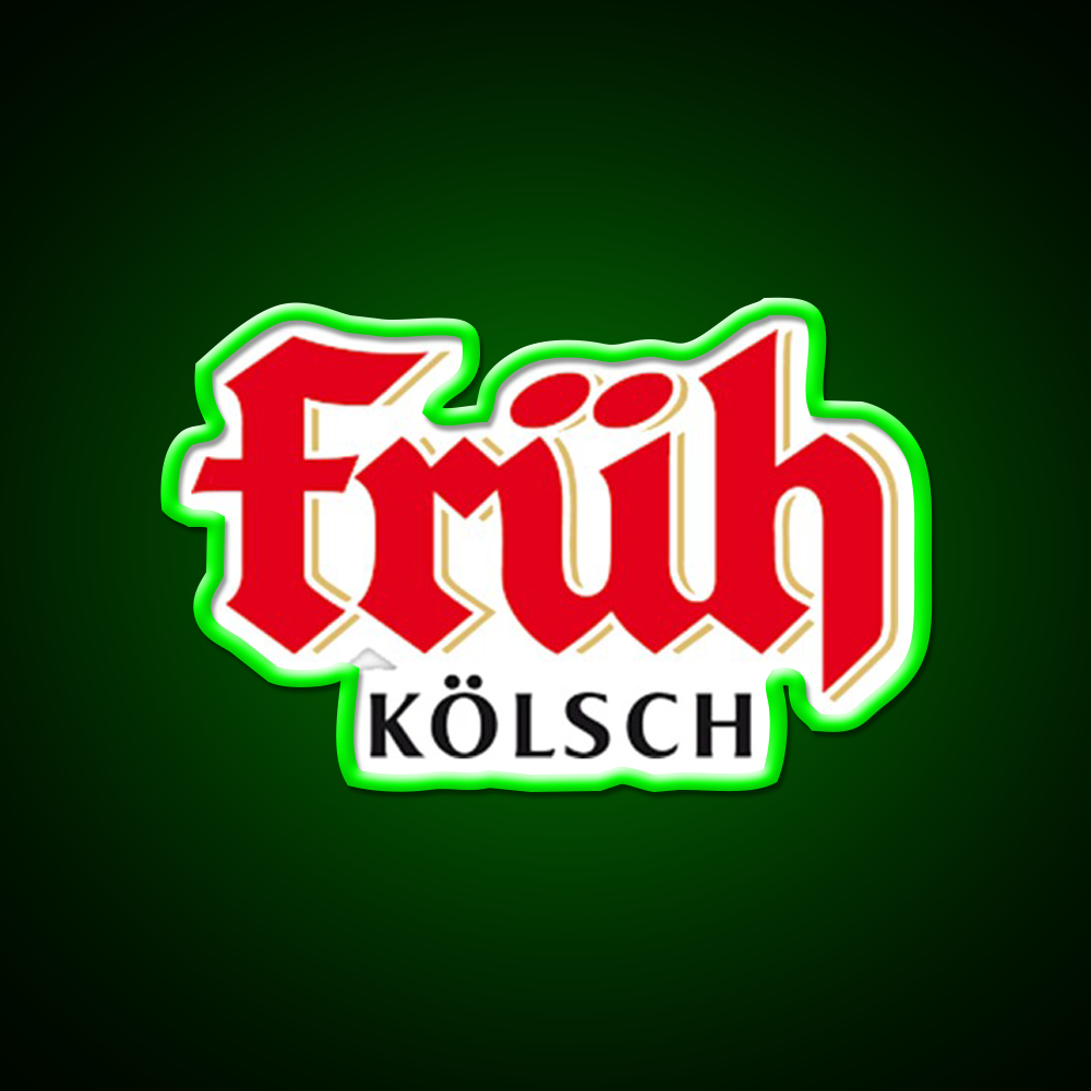 Fruh Kolsch Beer Logo Classic Beer Bar Decor Led Neon Sign Rgb Color - LED neon sign view 8