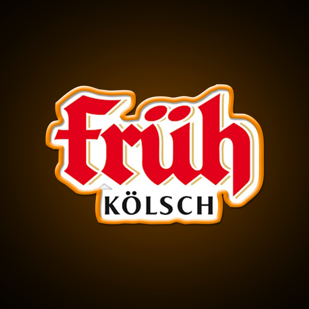 Fruh Kolsch Beer Logo Classic Beer Bar Decor Led Neon Sign Rgb Color - LED neon sign view 6