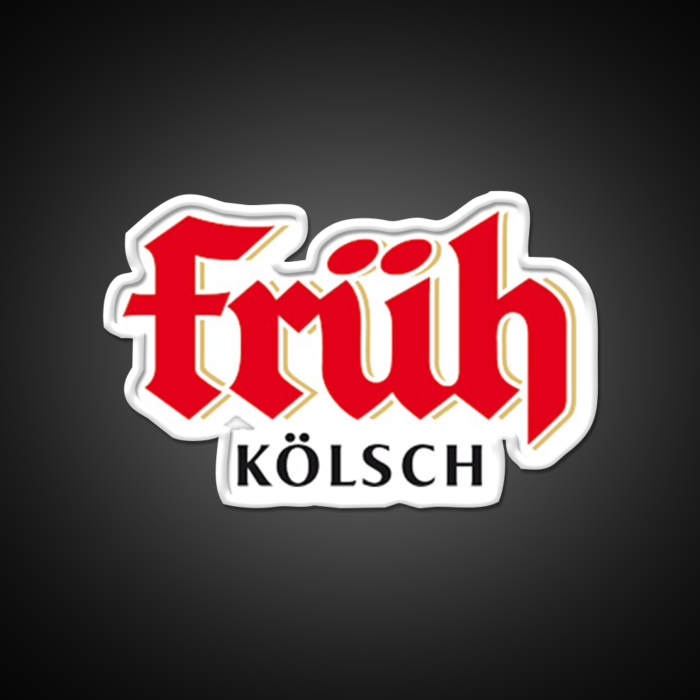 Fruh Kolsch Beer Logo Classic Beer Bar Decor Led Neon Sign Rgb Color - LED neon sign view 11
