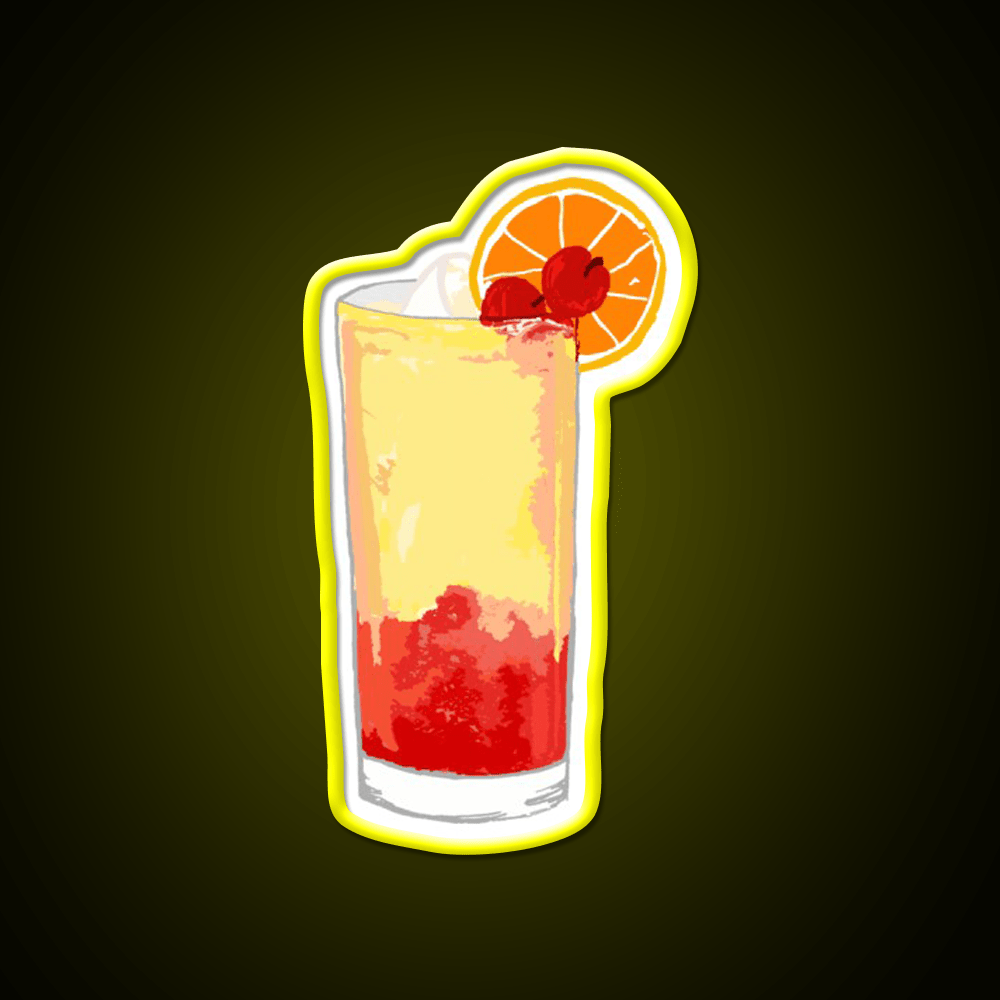 Fruity Tequila Sunrise Party Drink Tequila Led Neon Sign Rgb Color - Shineneon