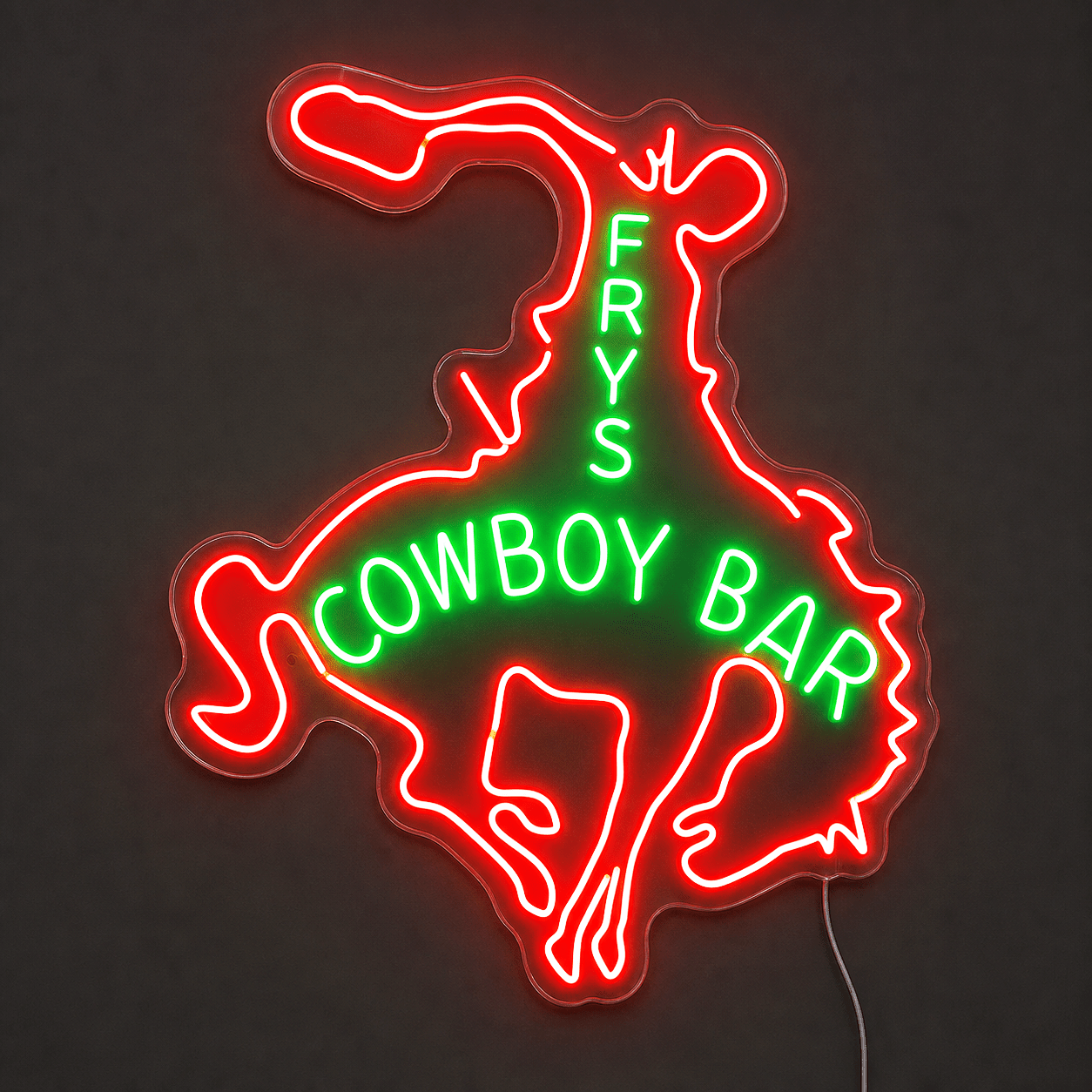 FRYS COWBOY BAR Custom LED Neon Sign - Shineneon