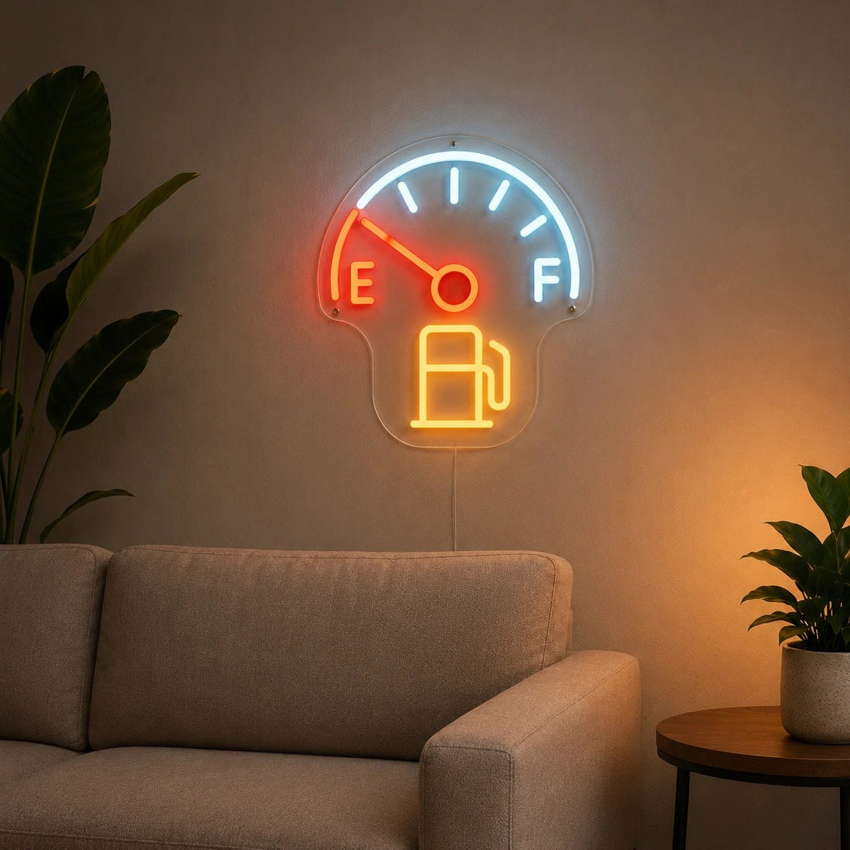 Fuel Gauge Gas Pump LED Neon Sign - Shineneon