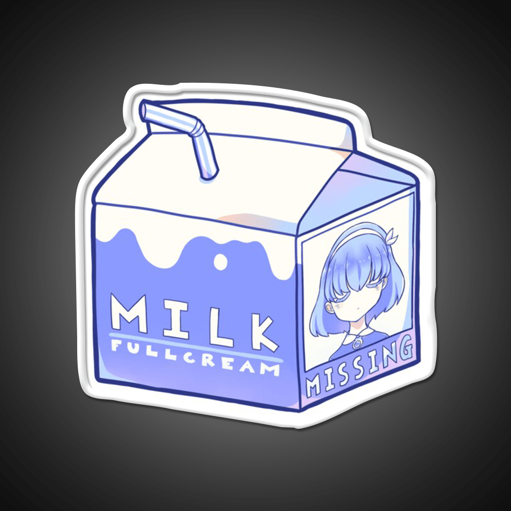 Full Cream Milk Snack Food Led Neon Sign Rgb Color - Shineneon