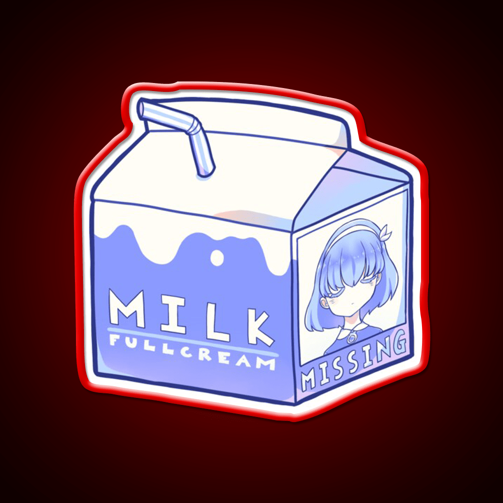 Full Cream Milk Snack Food Led Neon Sign Rgb Color - Shineneon