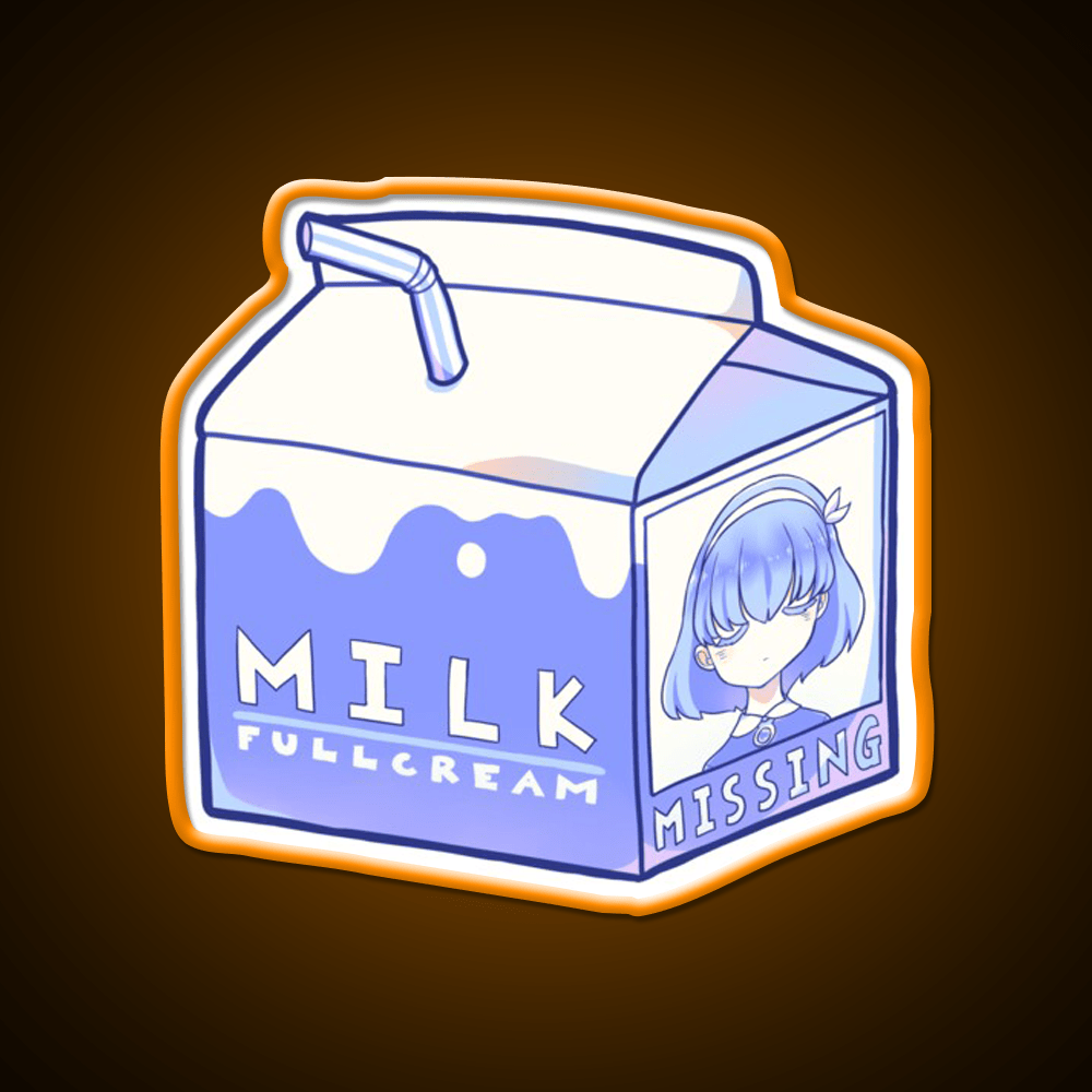 Full Cream Milk Snack Food Led Neon Sign Rgb Color - Shineneon