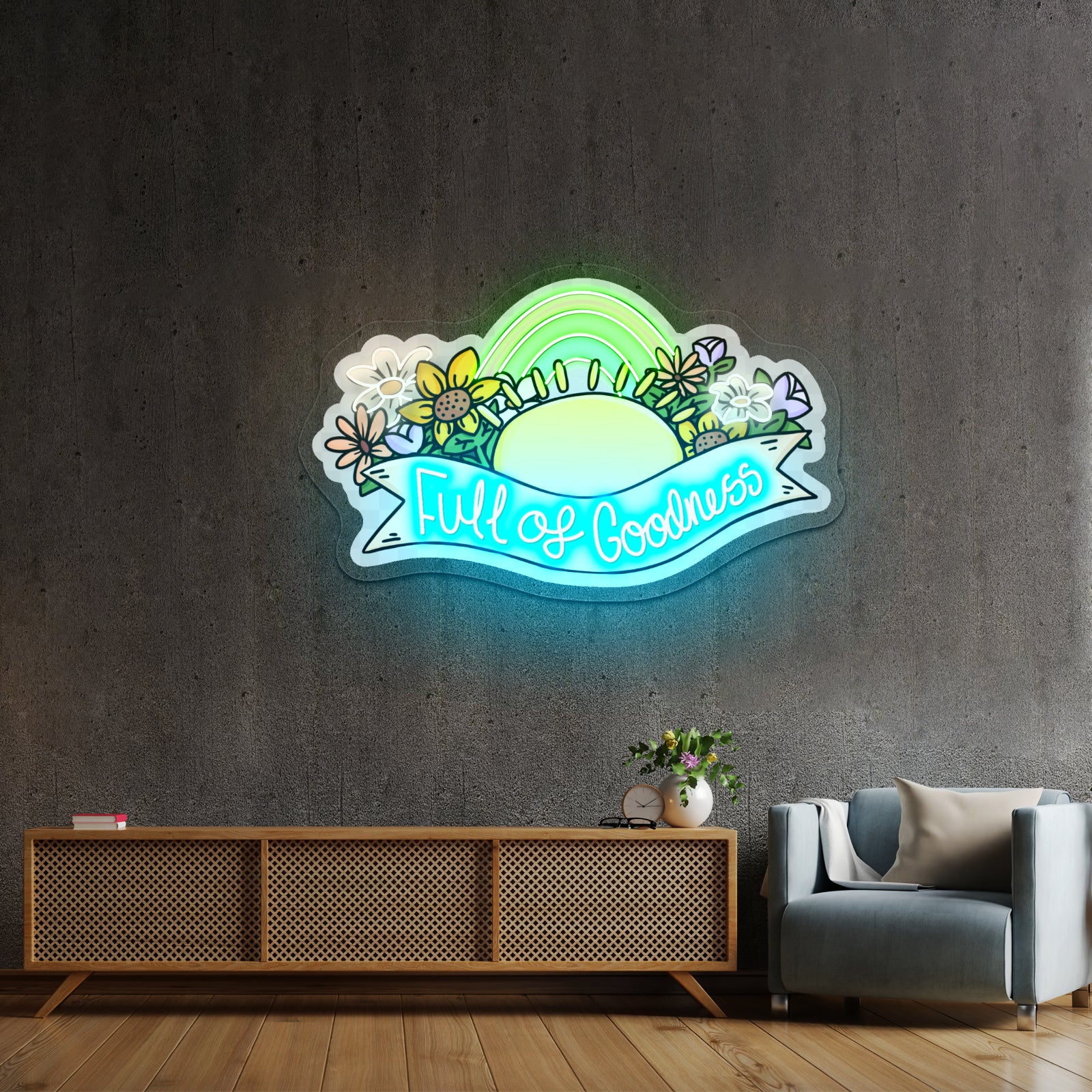 Fun Cavachon Dog Bright Colorful Pop Artwork Neon Led Signs