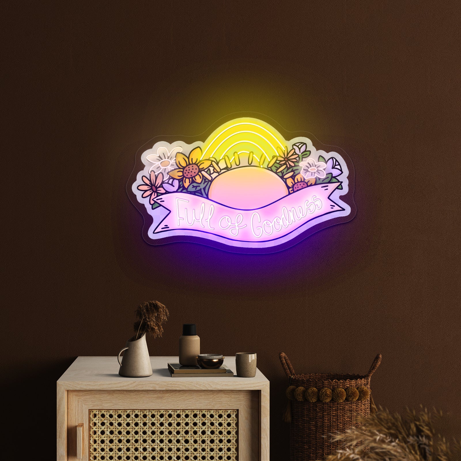 Fun Cavachon Dog Bright Colorful Pop Artwork Neon Led Signs