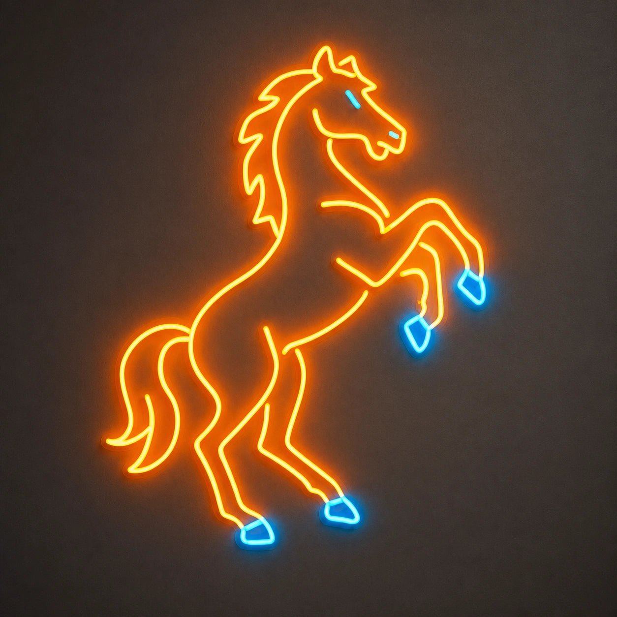 Full Rearing Horse Vintage LED Neon Sign - Shineneon
