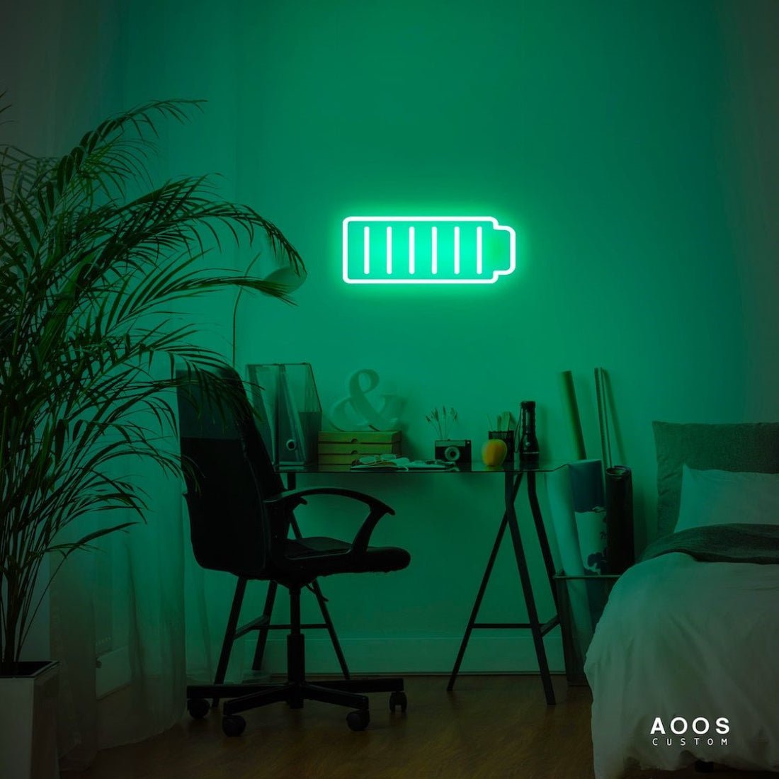 Fully Charged Battery Led Sign Business Neon Sign - Shineneon