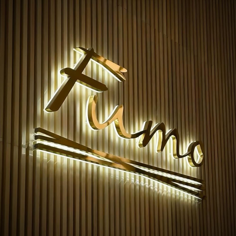 Fumo 3D Backlit Letters Business Metal Led Sign - Shineneon