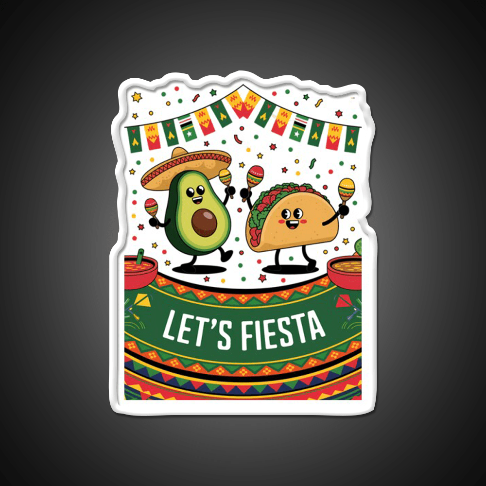 Funny Cinco De Mayo Mexican Party Taco Led Neon Sign Rgb Color - Shineneon