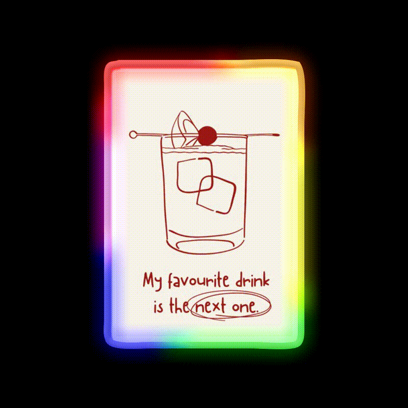 Funny Coffee Food And Drink Bar Led Neon Sign For Man Cave Rgb Color