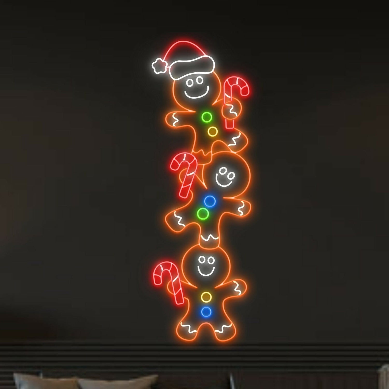 Funny Gingerbread Led Neon Sign For Christmas Party | Shineneon