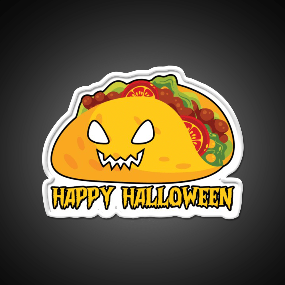Funny Halloween Costume Taco Led Neon Sign Mexican Food Sign Rgb Color - Shineneon