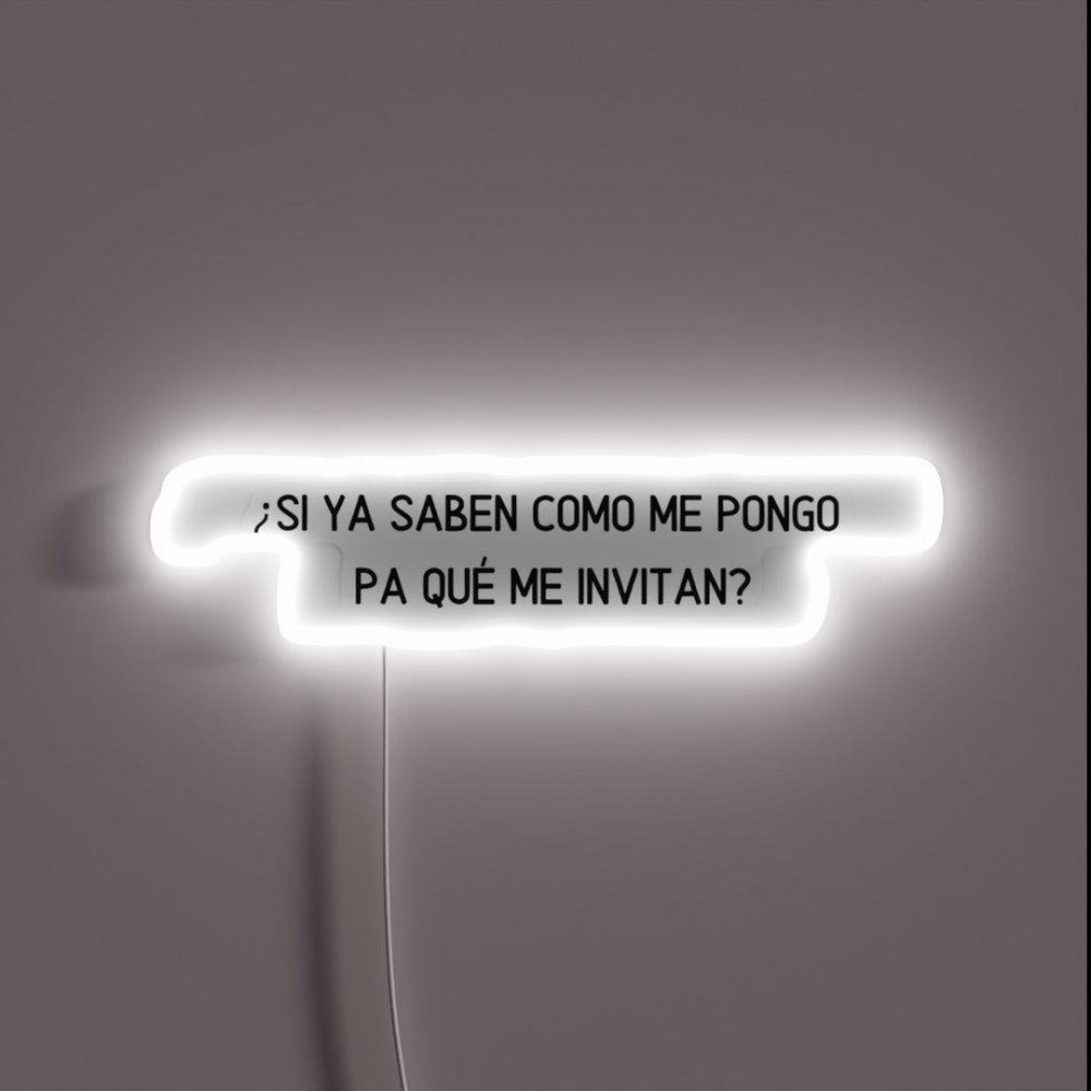 Funny Hispanic Drinking Meme Rgb Led Neon Sign - Shineneon