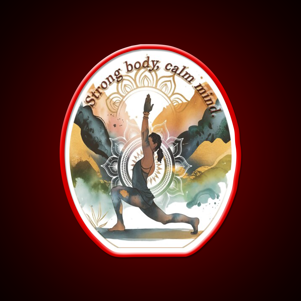 Funny Kundalini Yoga Led Neon Sign For Wellness Space Rgb Color