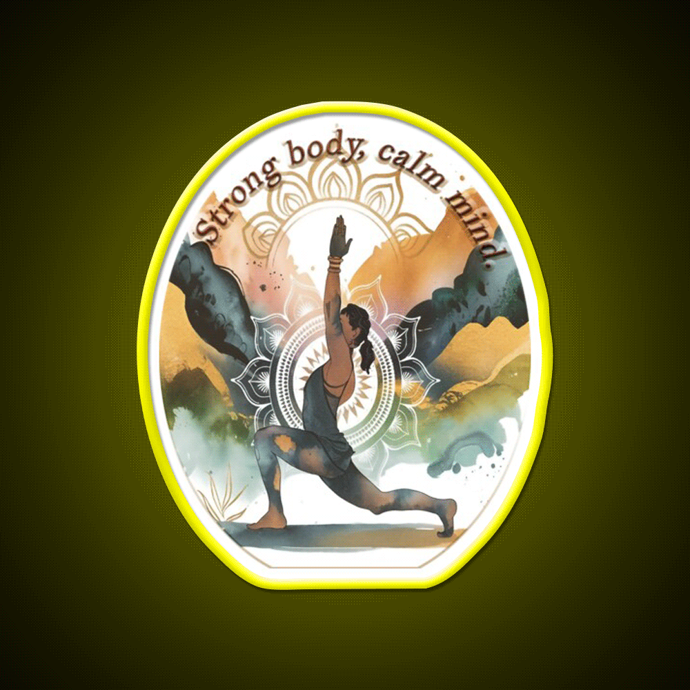 Funny Kundalini Yoga Led Neon Sign For Wellness Space Rgb Color