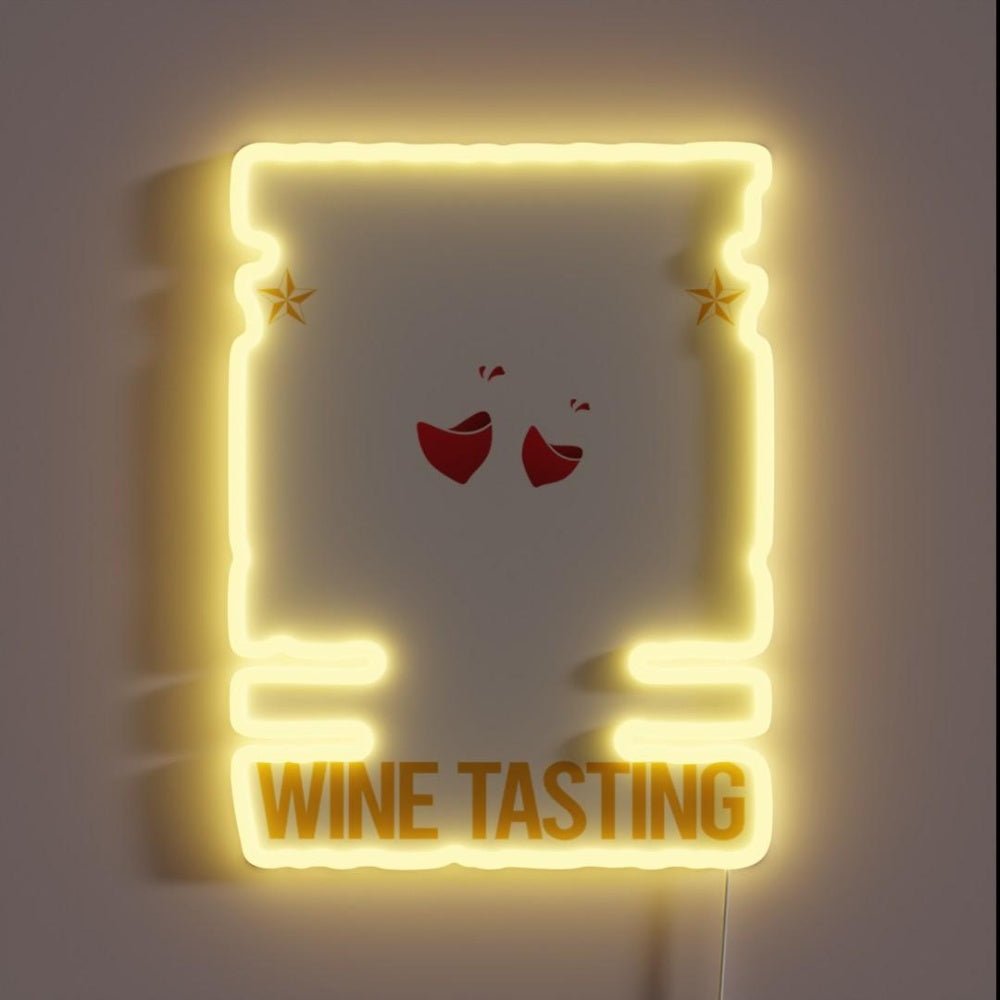 Funny Listening Wine Tasting Rgb Led Neon Sign - Shineneon