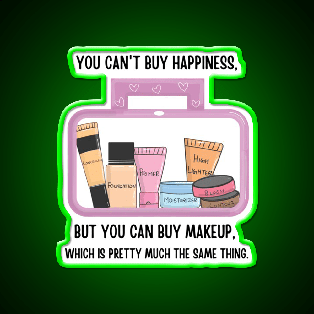 Funny Makeup Saying Nail Salon Led Neon Sign Rgb Color - Shineneon