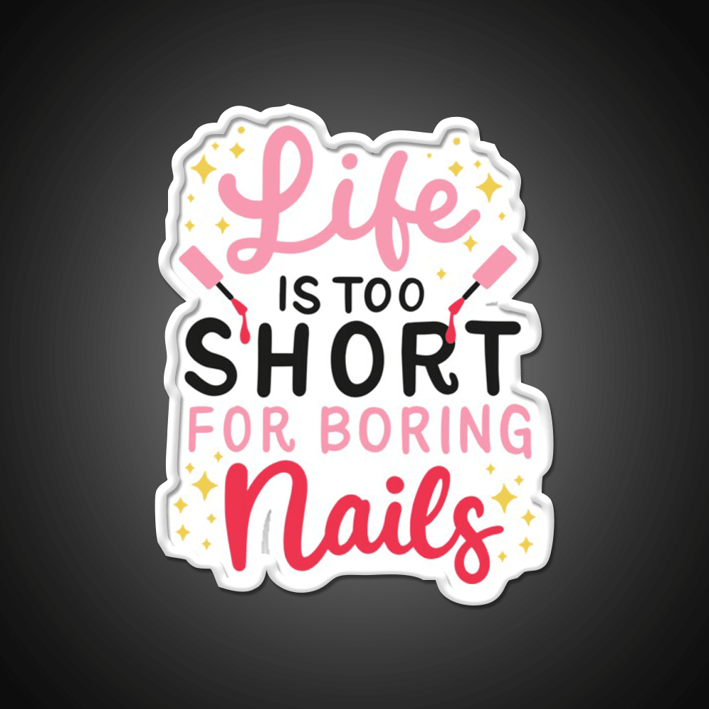 Funny Nail Tech Nail Salon Led Neon Sign Rgb Color - Shineneon
