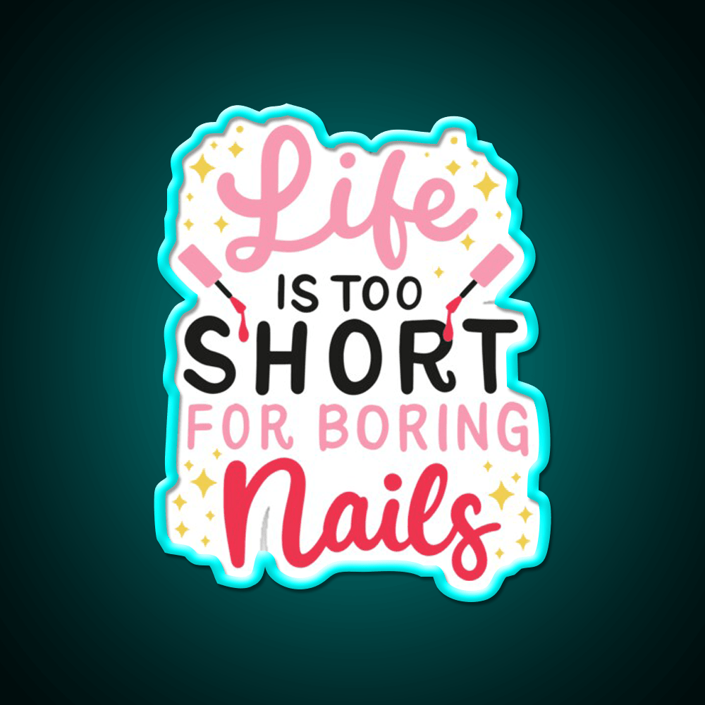 Funny Nail Tech Nail Salon Led Neon Sign Rgb Color - Shineneon