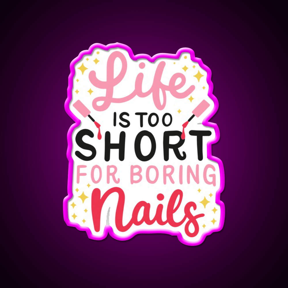 Funny Nail Tech Nail Salon Led Neon Sign Rgb Color - Shineneon