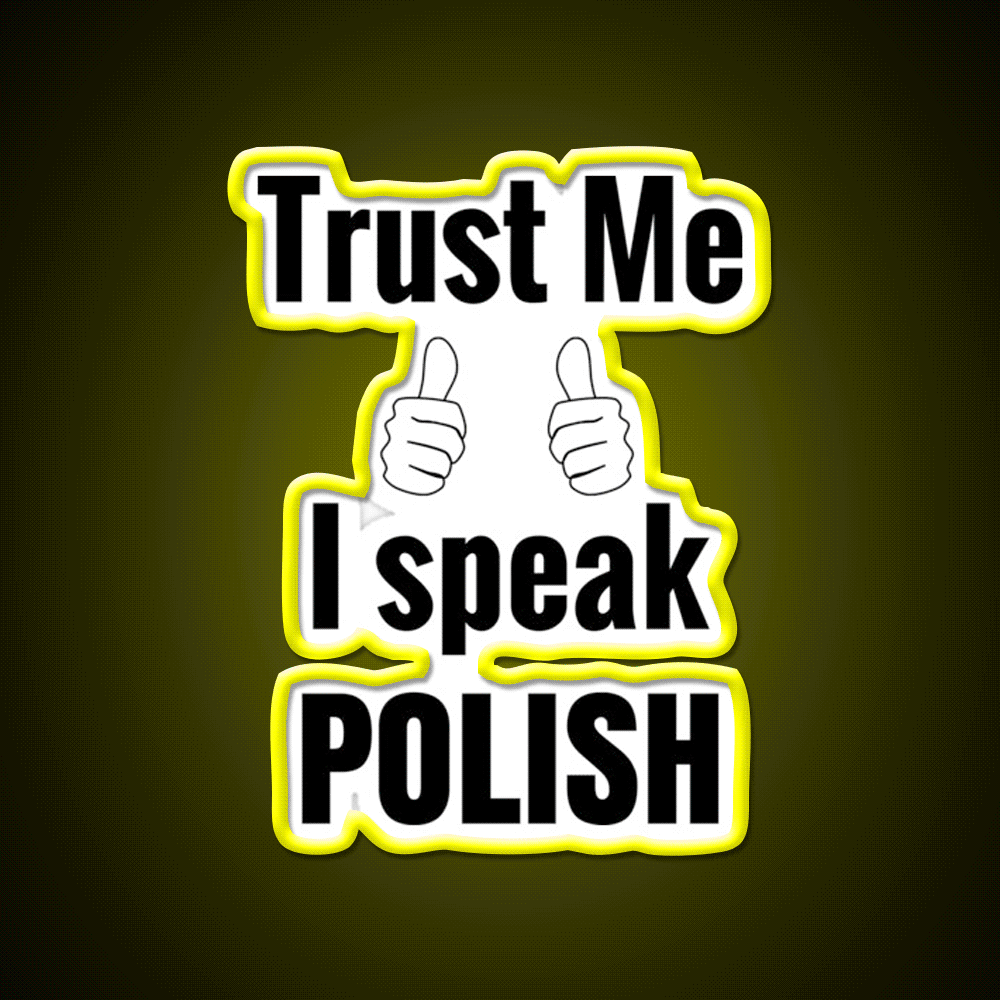 Funny Polish Gift For Men Women Kids Nail Salon Led Neon Sign Rgb Color