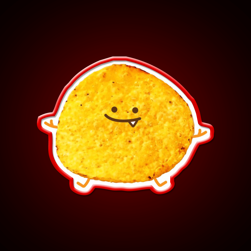 Funny Potato Chips Snack Food Led Neon Sign Rgb Color - Shineneon