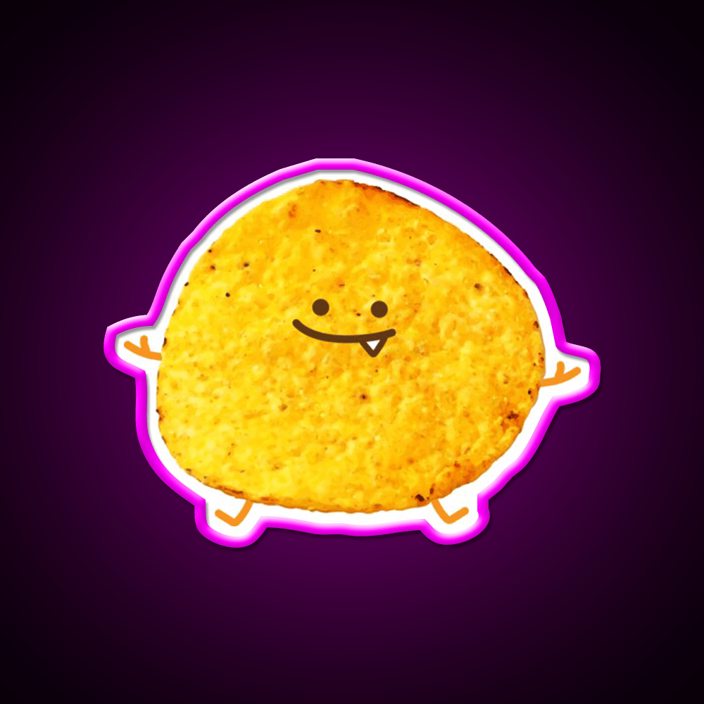 Funny Potato Chips Snack Food Led Neon Sign Rgb Color - Shineneon