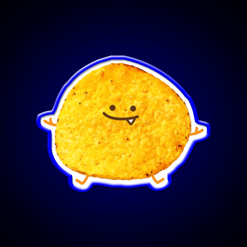 Funny Potato Chips Snack Food Led Neon Sign Rgb Color - Shineneon