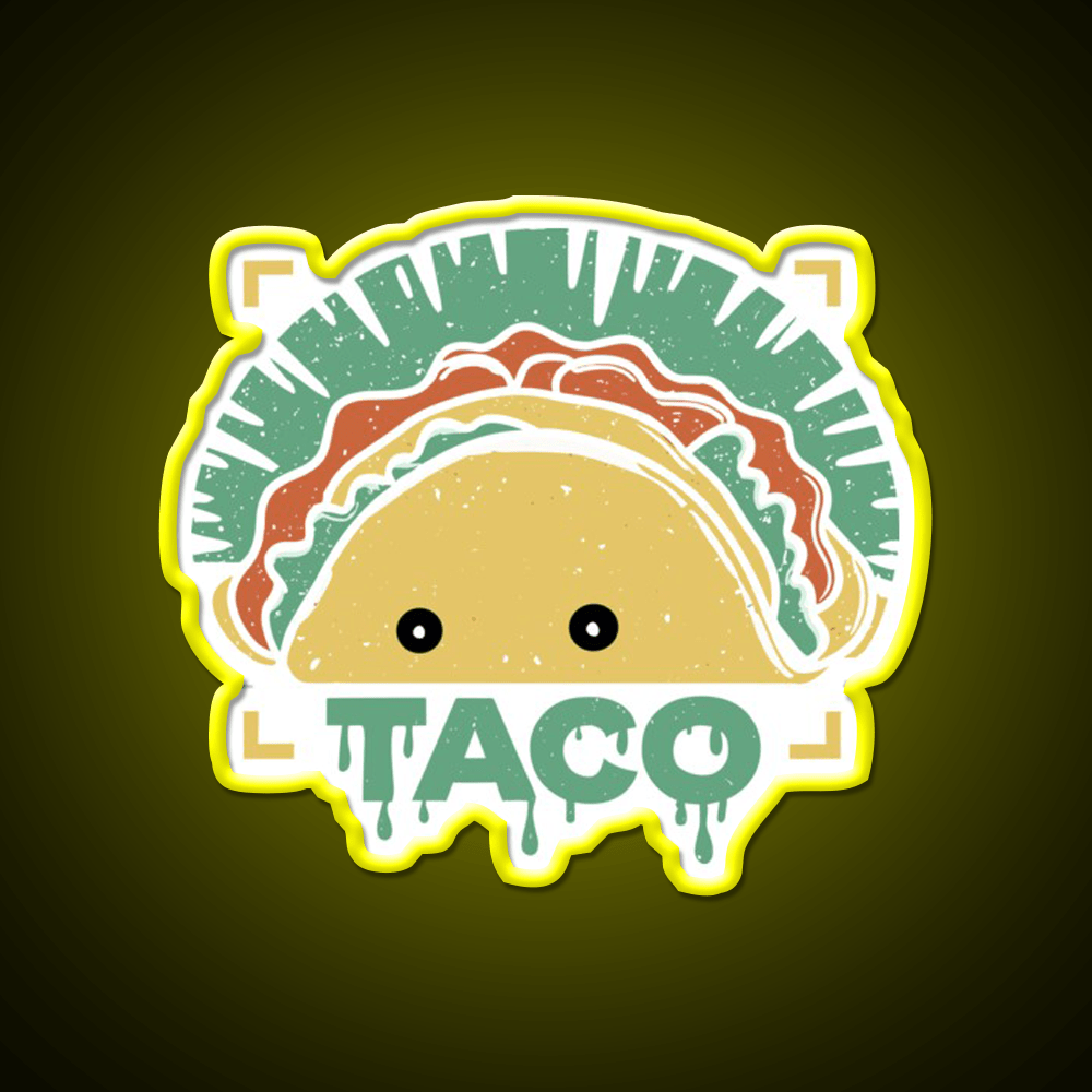 Funny Taco Led Neon Sign Mexican Food Sign Rgb Color - Shineneon