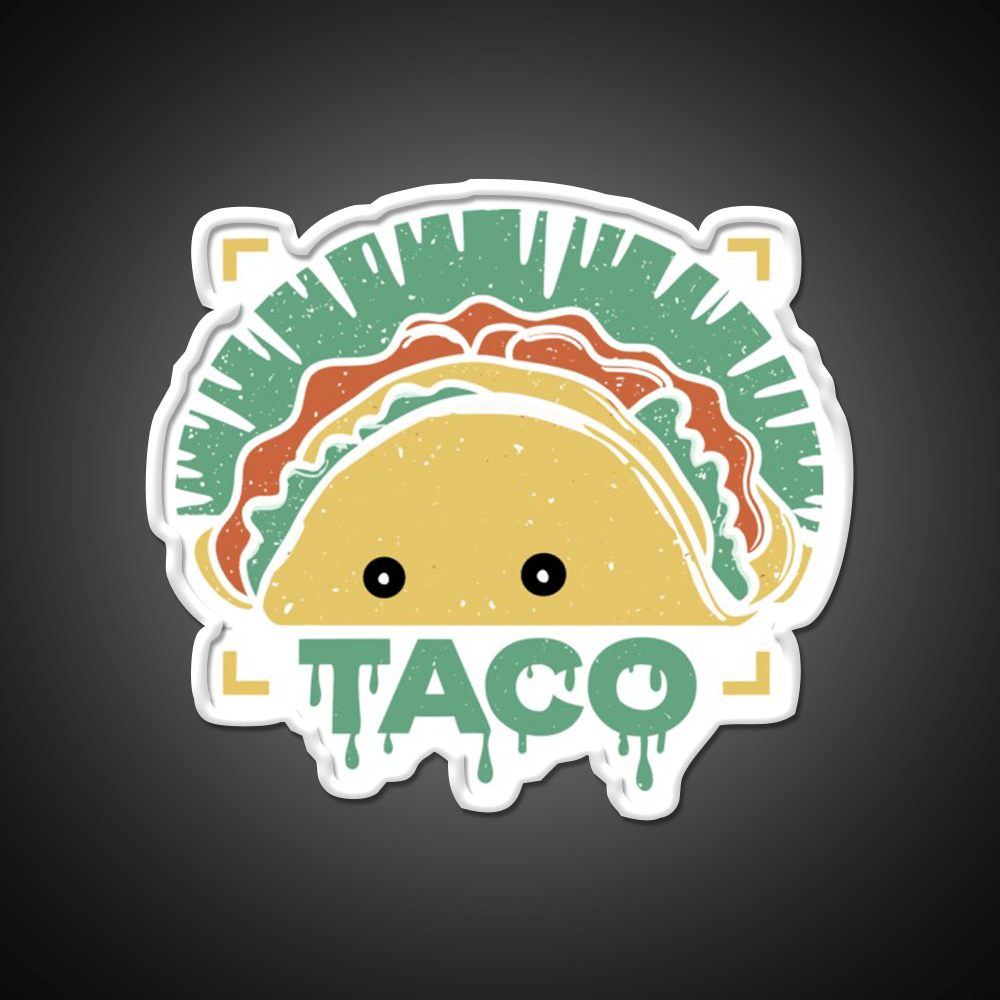 Funny Taco Led Neon Sign Mexican Food Sign Rgb Color - Shineneon