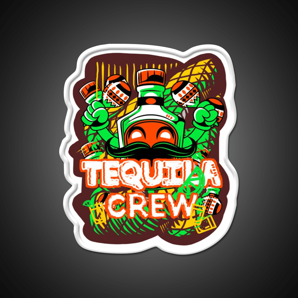 Funny Tequila Bottle Party Drink Tequila Led Neon Sign Rgb Color - Shineneon