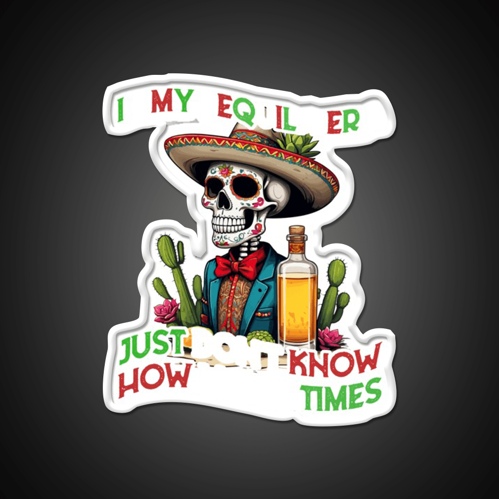 Funny Tequila Era Cinco De Mayo Mexico Party Drink Tequila Led Neon Sign Rgb Color - Shineneon