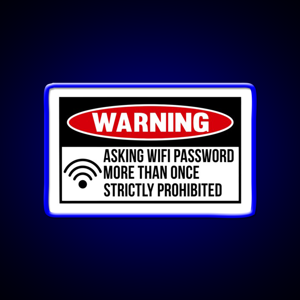 Funny Wifi Man Cave Bar Led Neon Sign Rgb Color