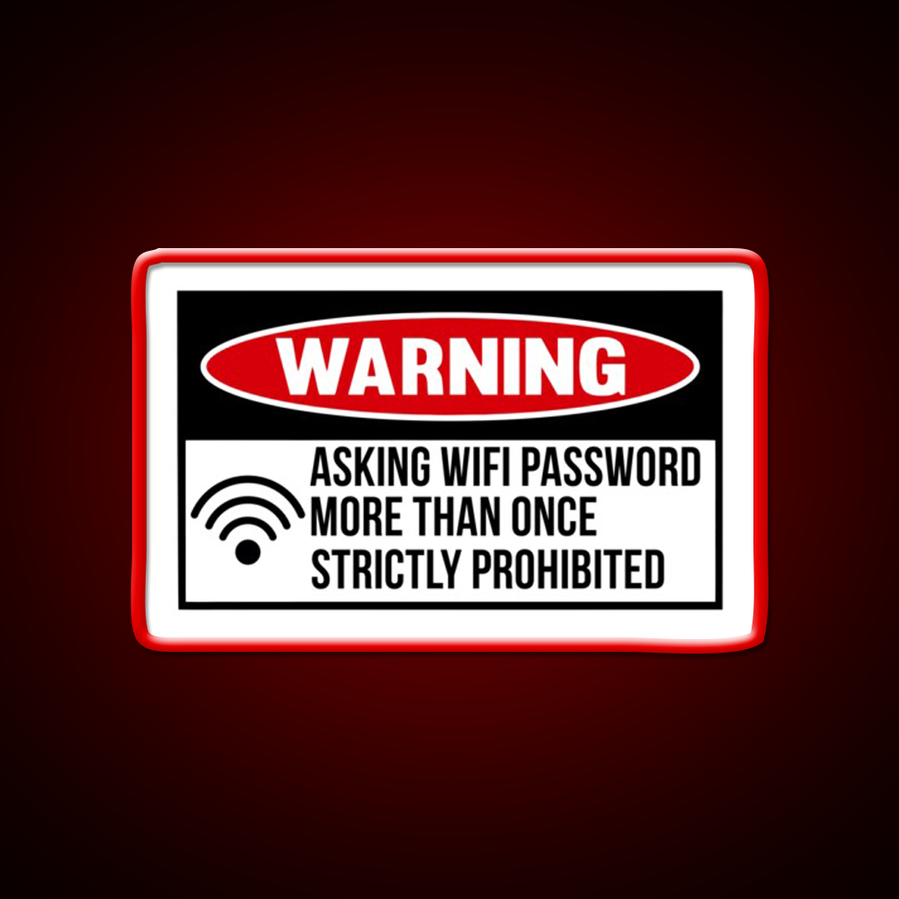 Funny Wifi Man Cave Bar Led Neon Sign Rgb Color