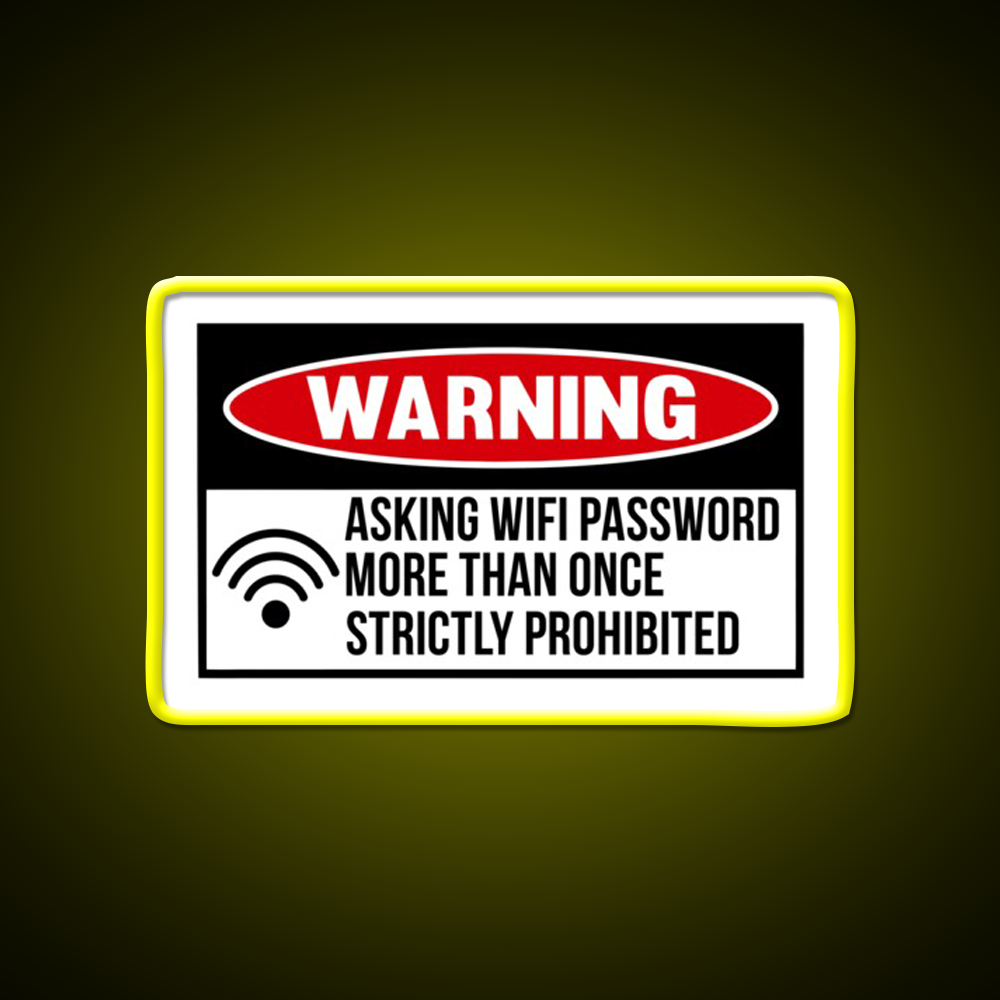 Funny Wifi Man Cave Bar Led Neon Sign Rgb Color