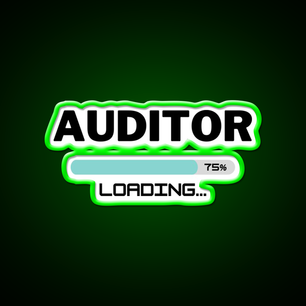 Future Auditor Loading In Progress Man Cave Bar Led Neon Sign Rgb Color