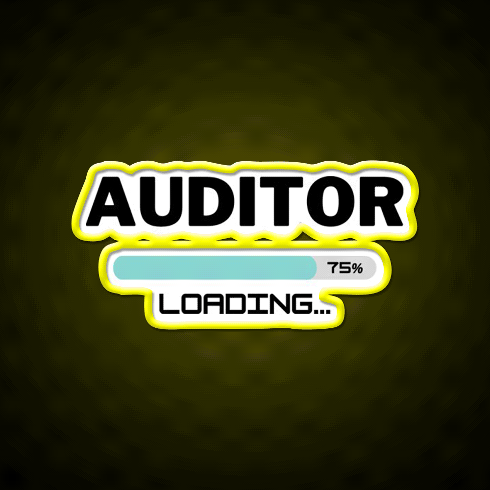 Future Auditor Loading In Progress Man Cave Bar Led Neon Sign Rgb Color