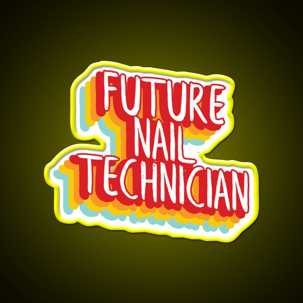 Future Nail Technician Nail Salon Led Neon Sign Rgb Color - Shineneon