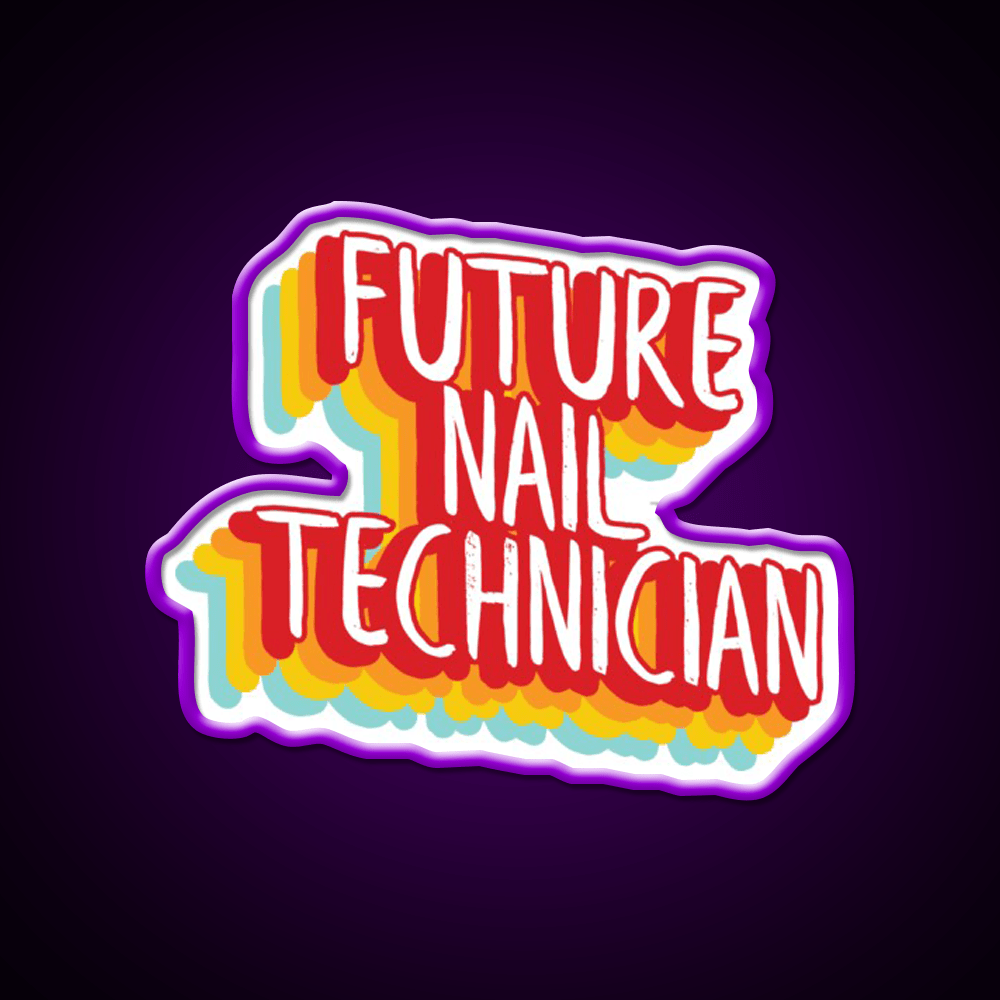 Future Nail Technician Nail Salon Led Neon Sign Rgb Color - Shineneon