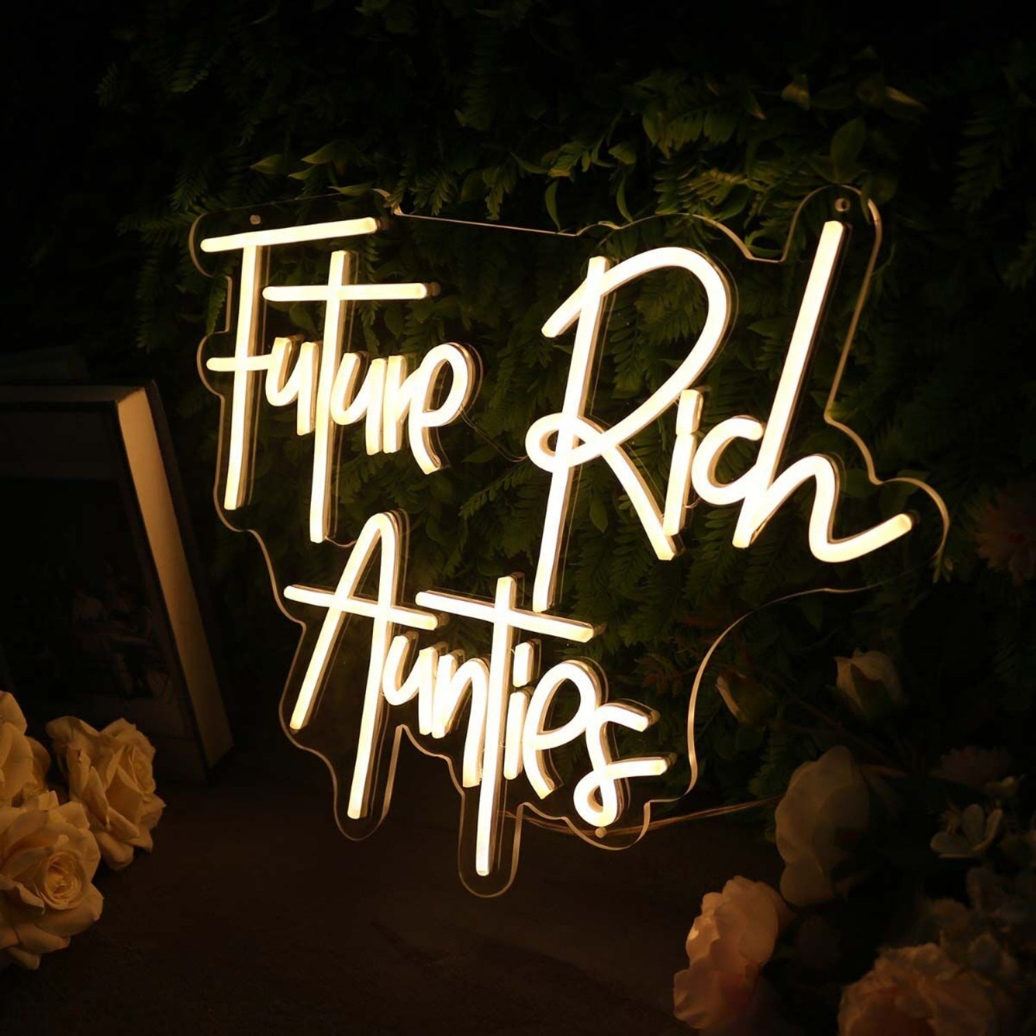 Future Rich Aunties Yellow Led Neon Sign - Shineneon