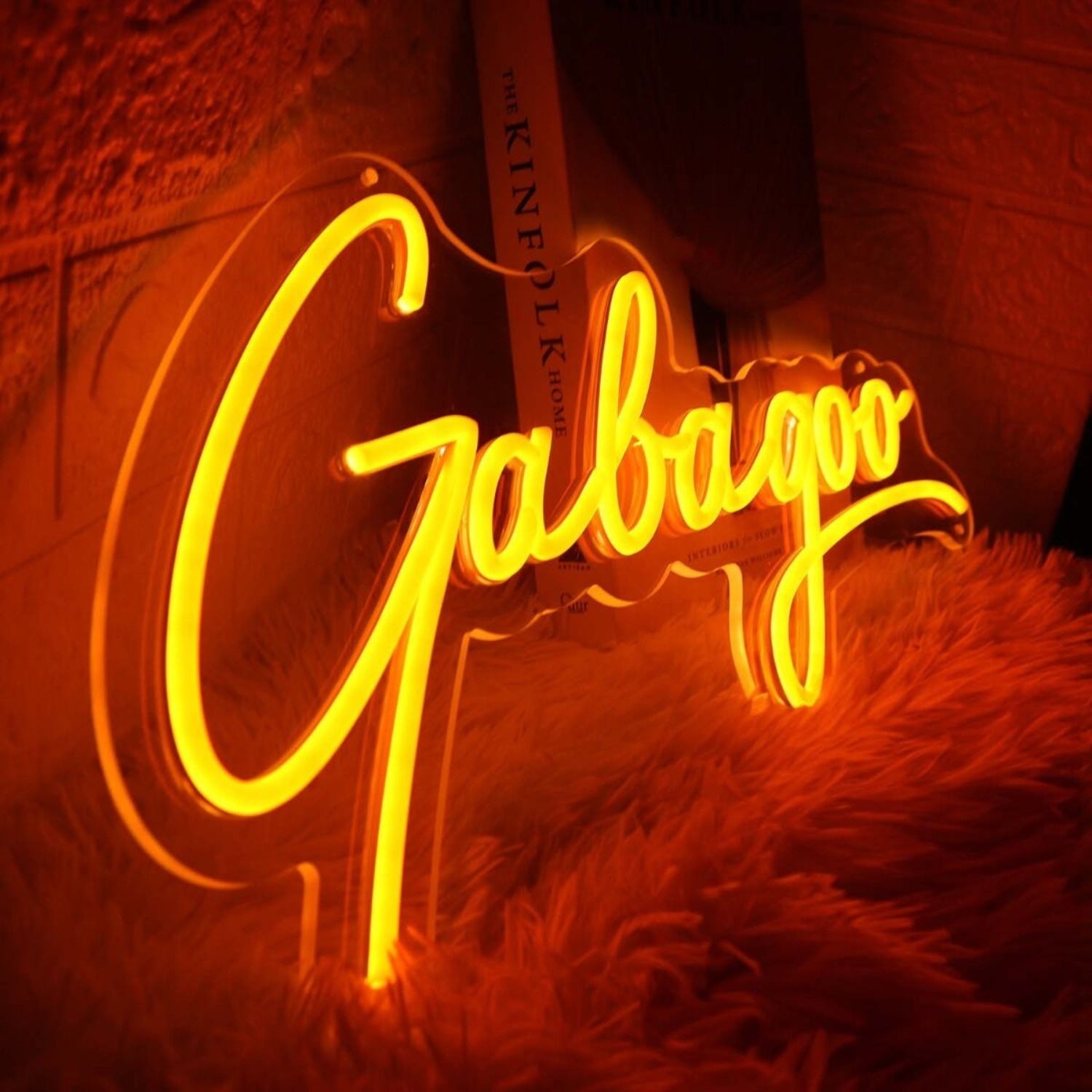 Gabagoo Orange Led Neon Sign - Shineneon
