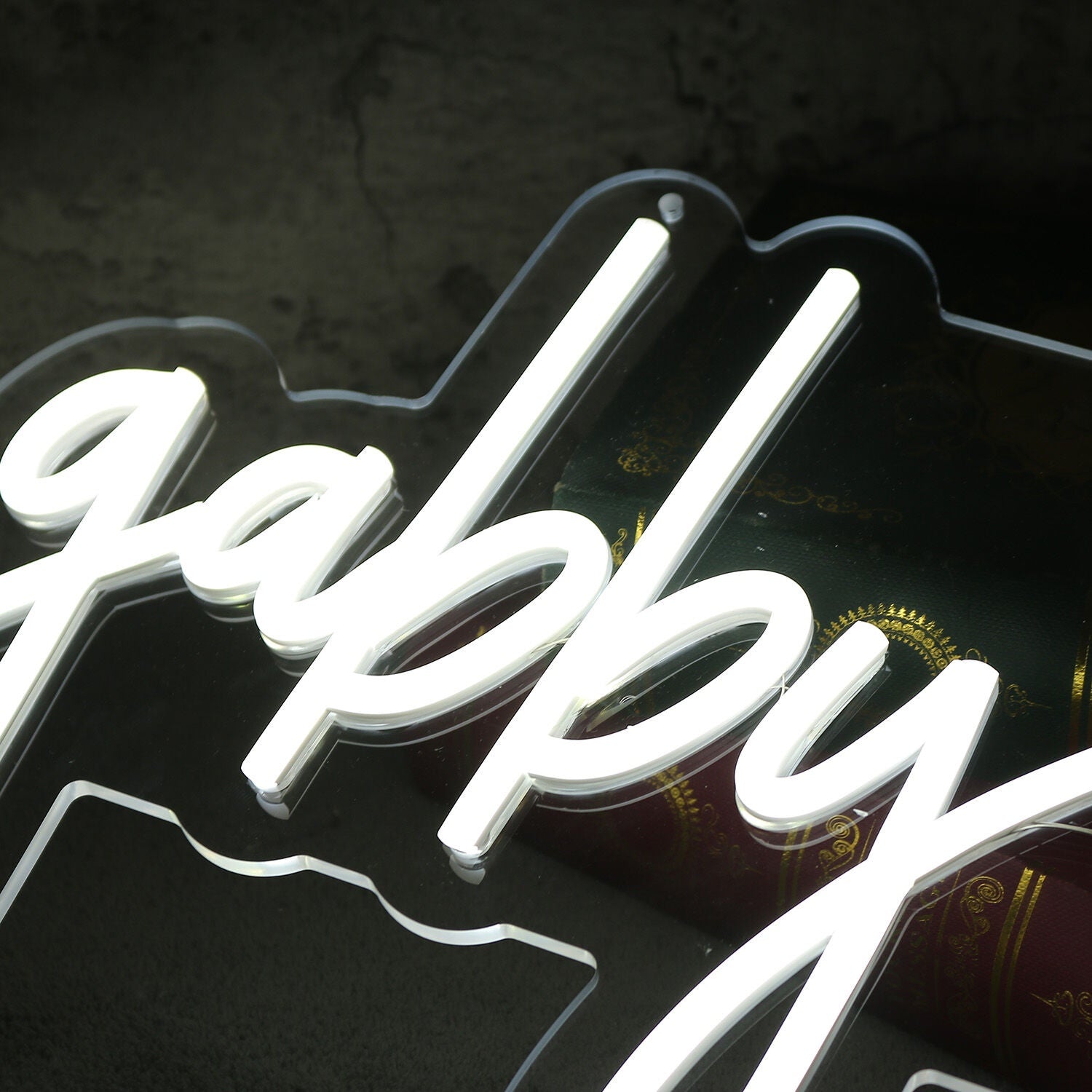 Gabby Bekdas White Led Neon Sign Wall Art | Shineneon