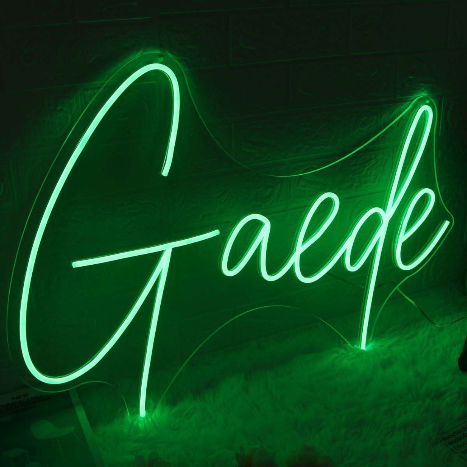 Gaede Green Led Neon Sign | Shineneon