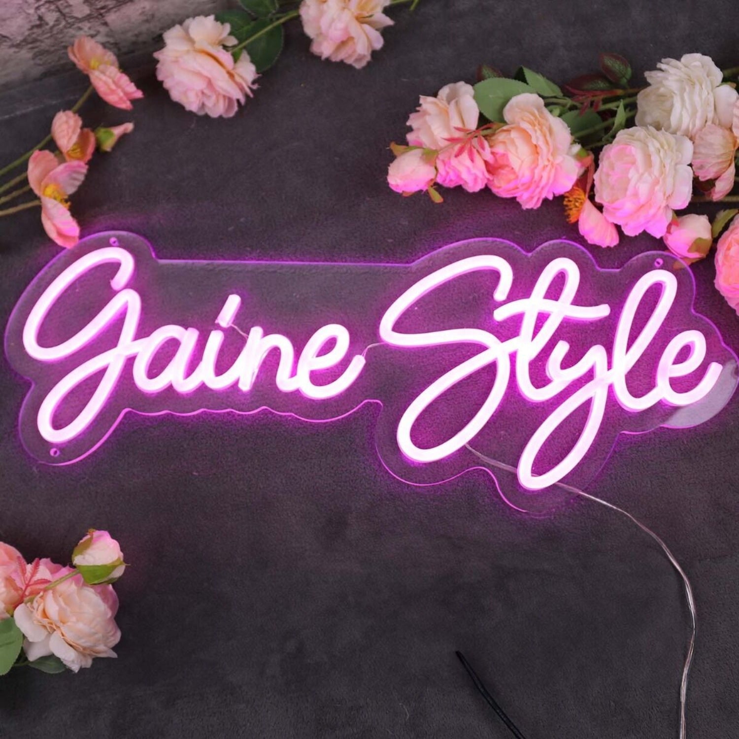 Gaine Style Purple Led Neon Sign - Shineneon